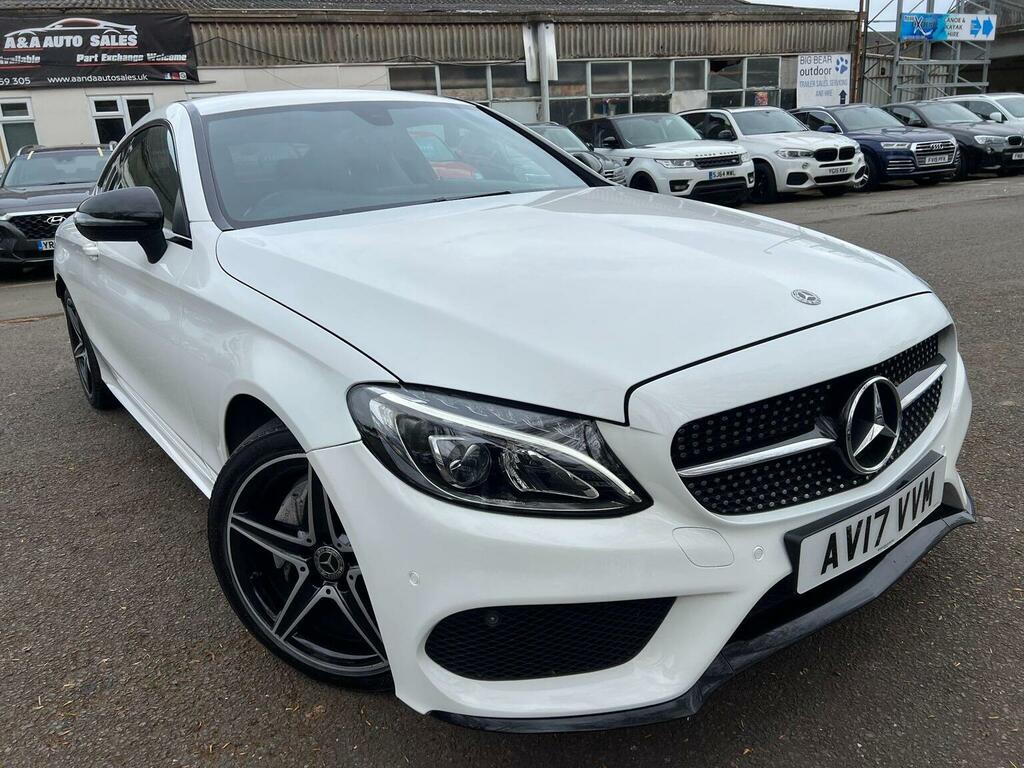 Mercedes-Benz C Class Coupe 2.0 C200 Amg Line G-tronic Euro 6 Ss White