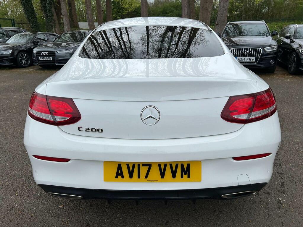 Mercedes-Benz C Class Coupe 2.0 C200 Amg Line G-tronic Euro 6 Ss AV17VVM White #6