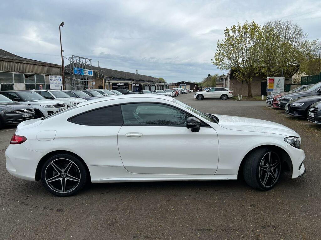 Mercedes-Benz C Class Coupe 2.0 C200 Amg Line G-tronic Euro 6 Ss AV17VVM White #4