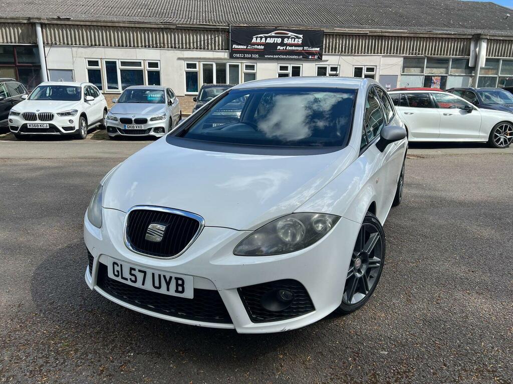 Seat Leon Hatchback 2.0 Tdi Fr Euro 4 200857 White #3