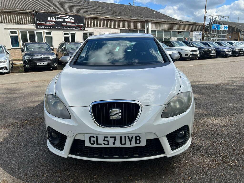 Seat Leon Hatchback 2.0 Tdi Fr Euro 4 200857 White #2