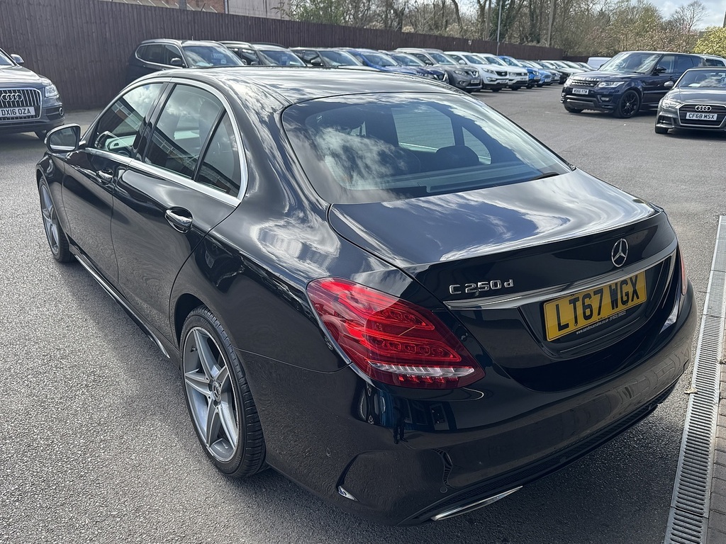 Mercedes-Benz C Class C250d Amg Line U15491358 Ulez LT67WGX Black #6