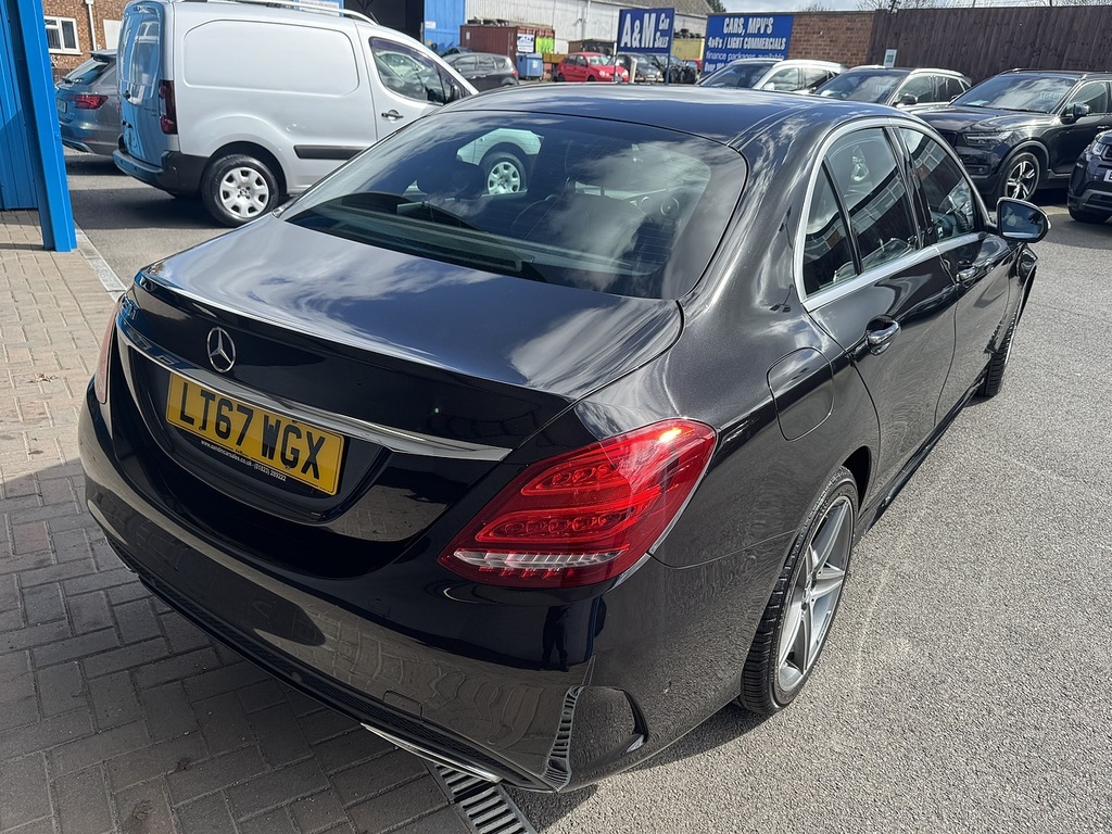 Mercedes-Benz C Class C250d Amg Line U15491358 Ulez LT67WGX Black #5