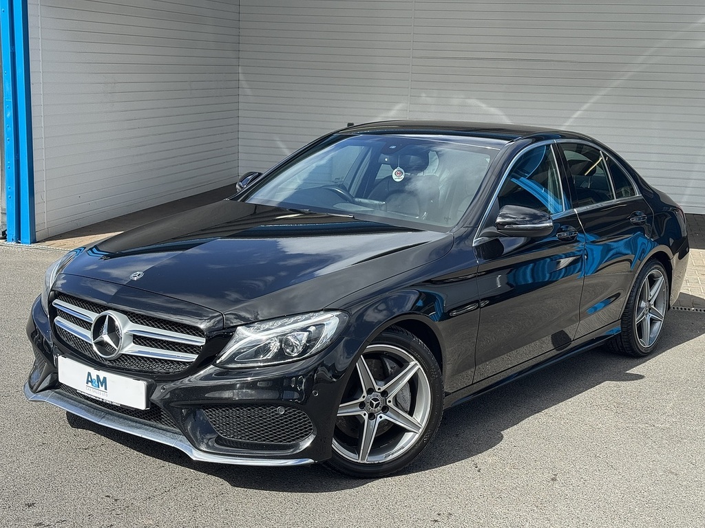 Mercedes-Benz C Class C250d Amg Line U15491358 Ulez LT67WGX Black #3