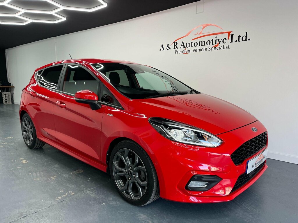 Ford Fiesta 1.0T Ecoboost Mhev St-line Edition Euro 6 Ss Red