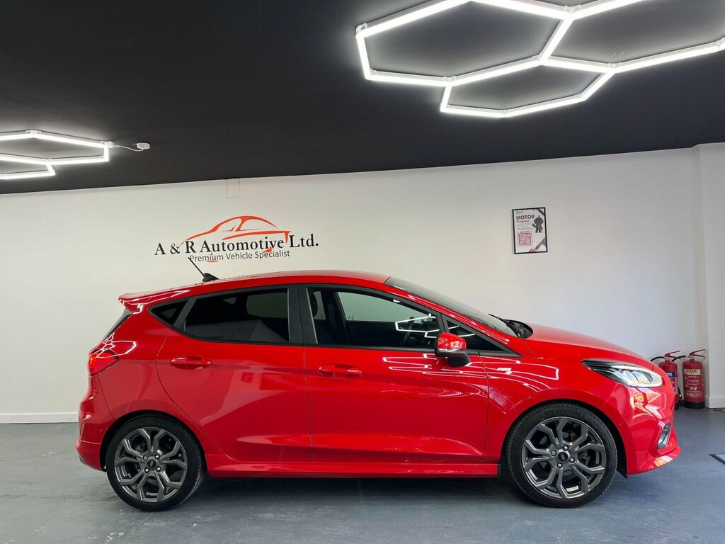Ford Fiesta 1.0T Ecoboost Mhev St-line Edition Euro 6 Ss FE21ZUC Red #4