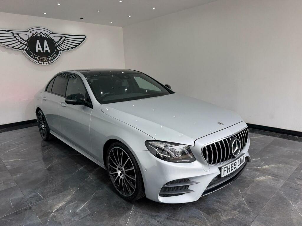 Mercedes-Benz E Class Saloon 2.0 E220d Amg Line Night Edition Premium FH69LUA Silver #5