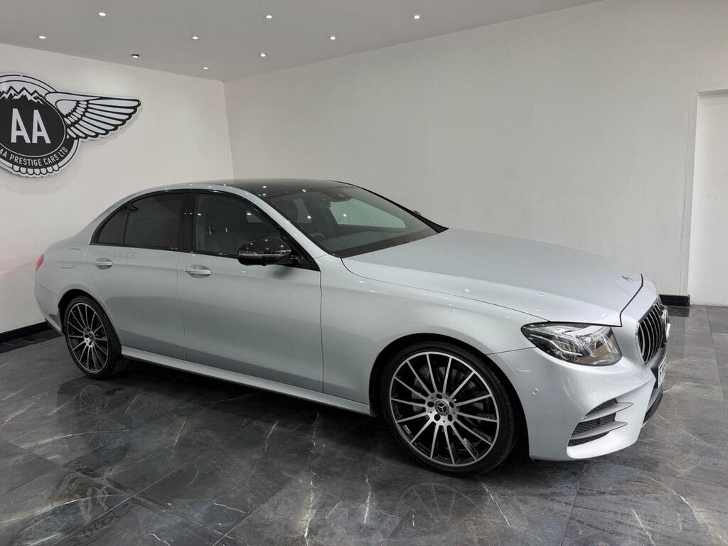 Mercedes-Benz E Class Saloon 2.0 E220d Amg Line Night Edition Premium FH69LUA Silver #6