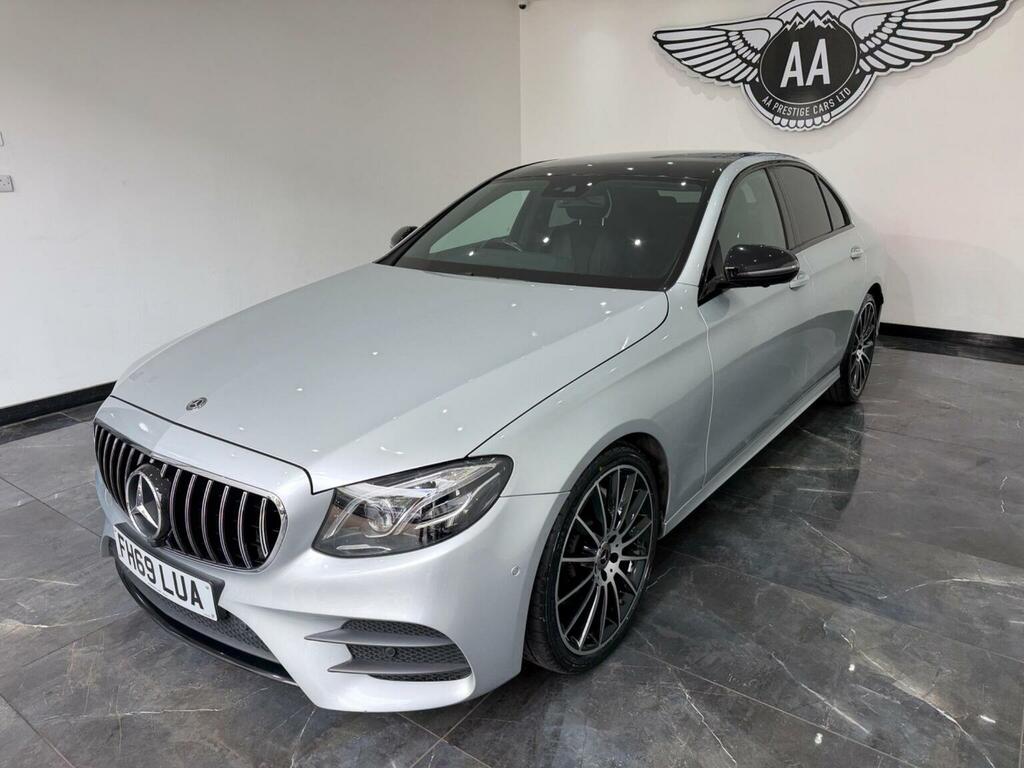 Mercedes-Benz E Class Saloon 2.0 E220d Amg Line Night Edition Premium FH69LUA Silver #3
