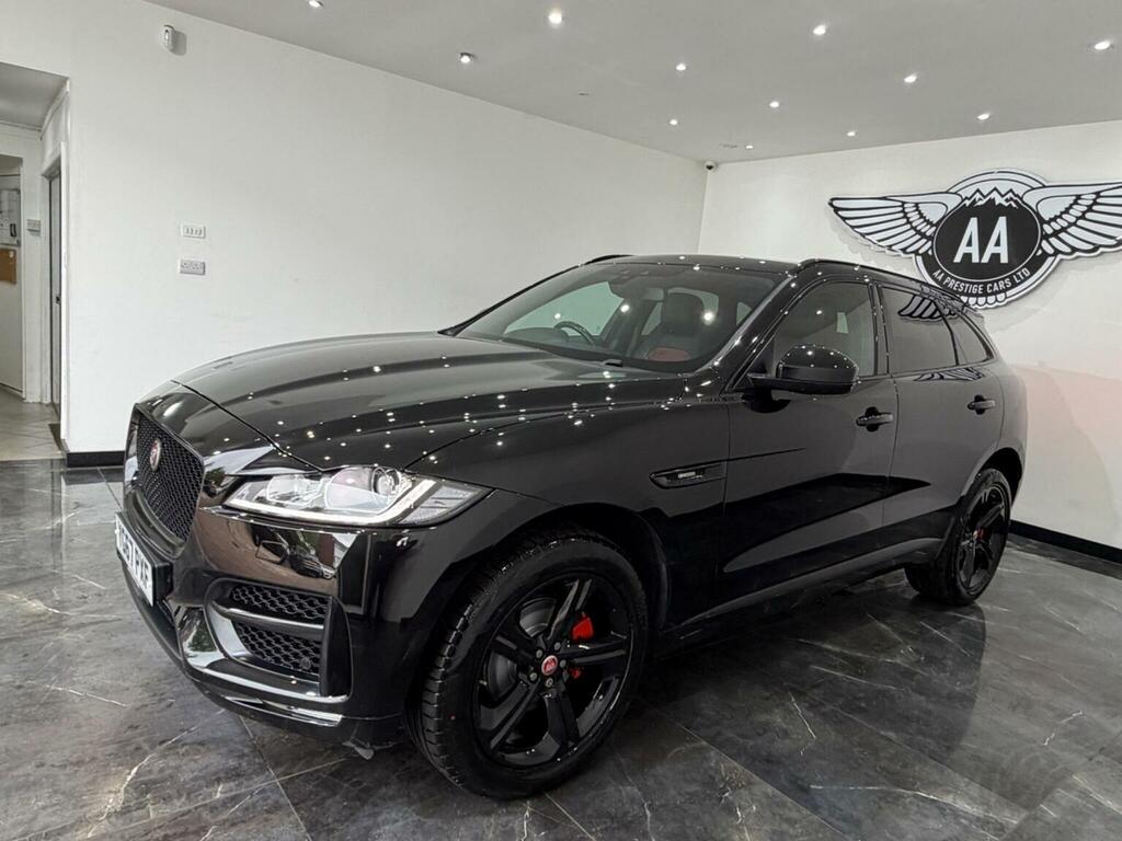 Jaguar F-Pace Suv 2.0 D180 R-sport Awd Euro 6 Ss 20 YG67PXF Black #3