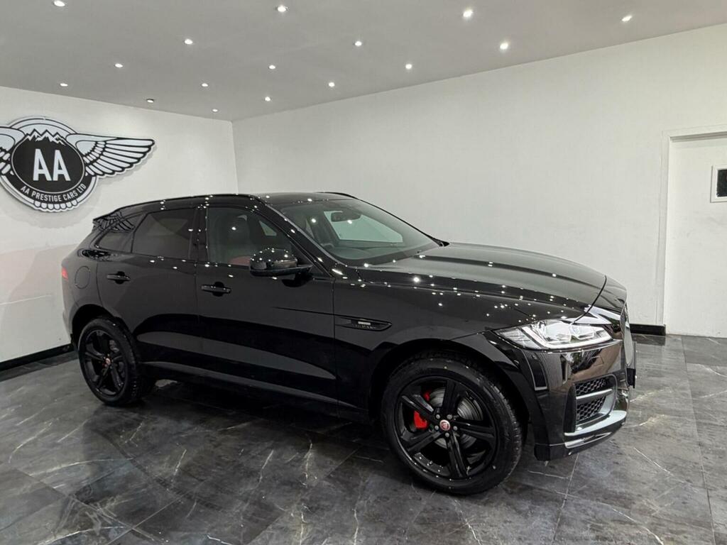 Jaguar F-Pace Suv 2.0 D180 R-sport Awd Euro 6 Ss 20 YG67PXF Black #6