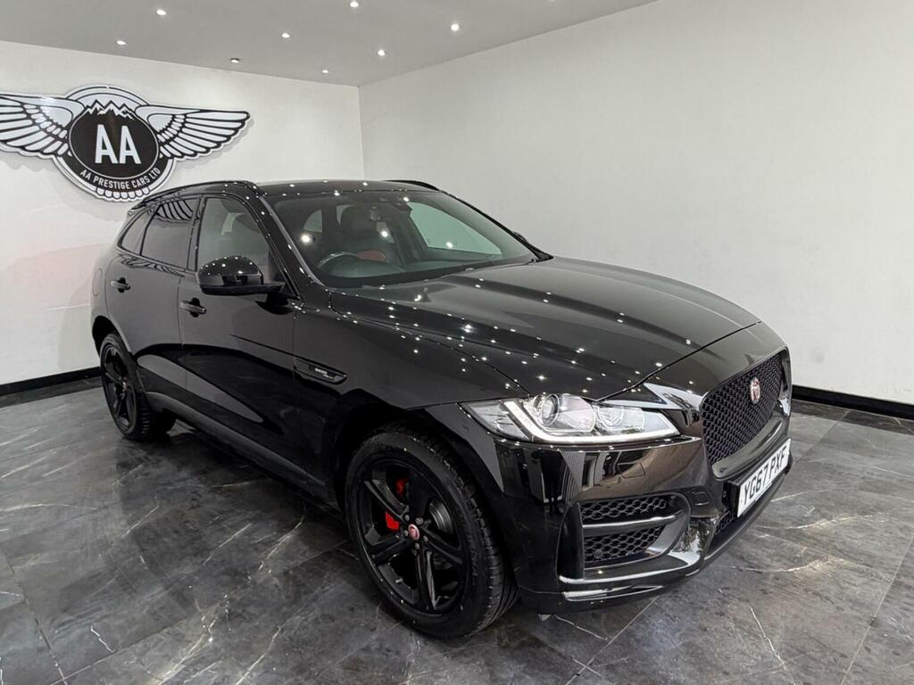 Jaguar F-Pace Suv 2.0 D180 R-sport Awd Euro 6 Ss 20 YG67PXF Black #5