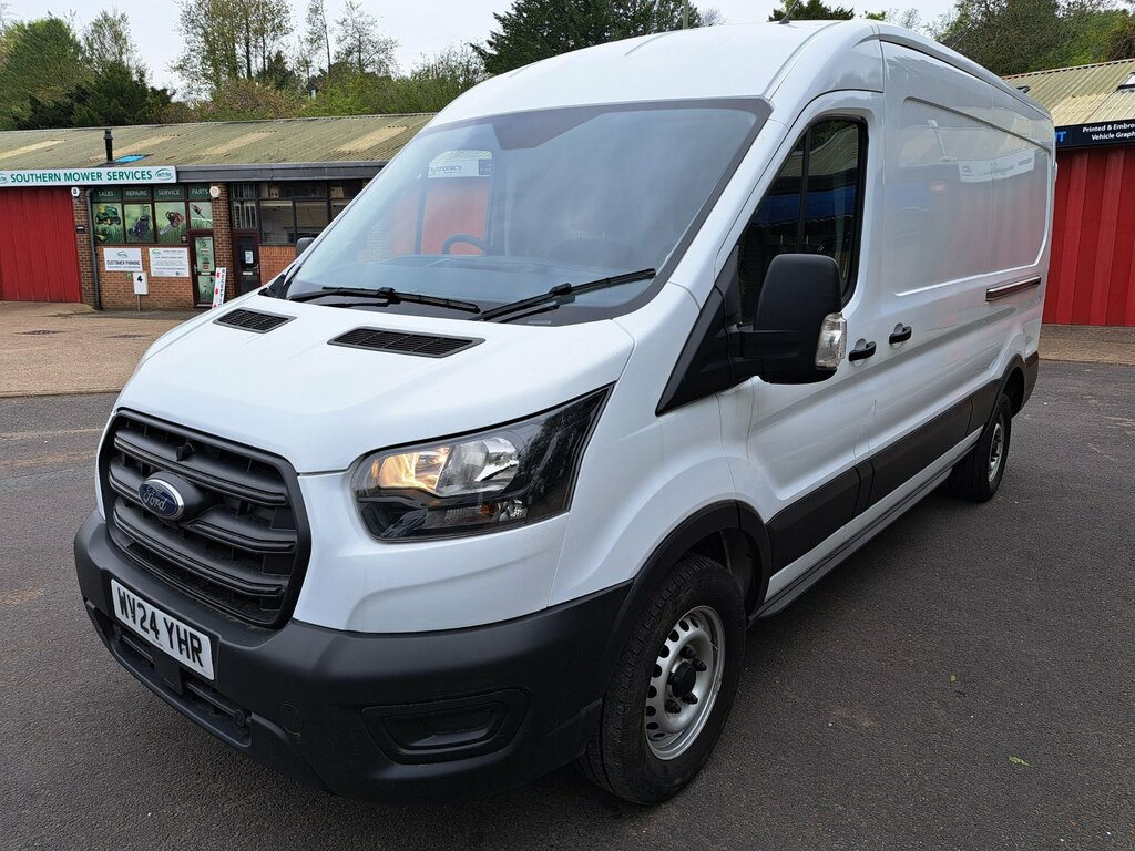 Ford Transit Custom 2.0 350 Ecoblue Leader Panel Van White