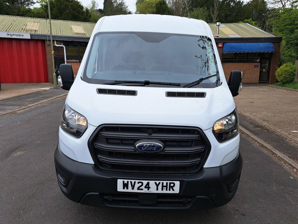 Ford Transit Custom 2.0 350 Ecoblue Leader Panel Van WV24YHR White #2