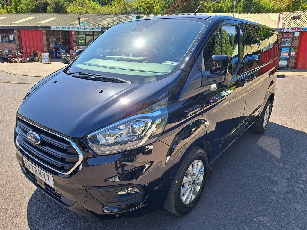 Ford Transit Custom 2.0 300 Ecoblue Limited Crew L1 Black