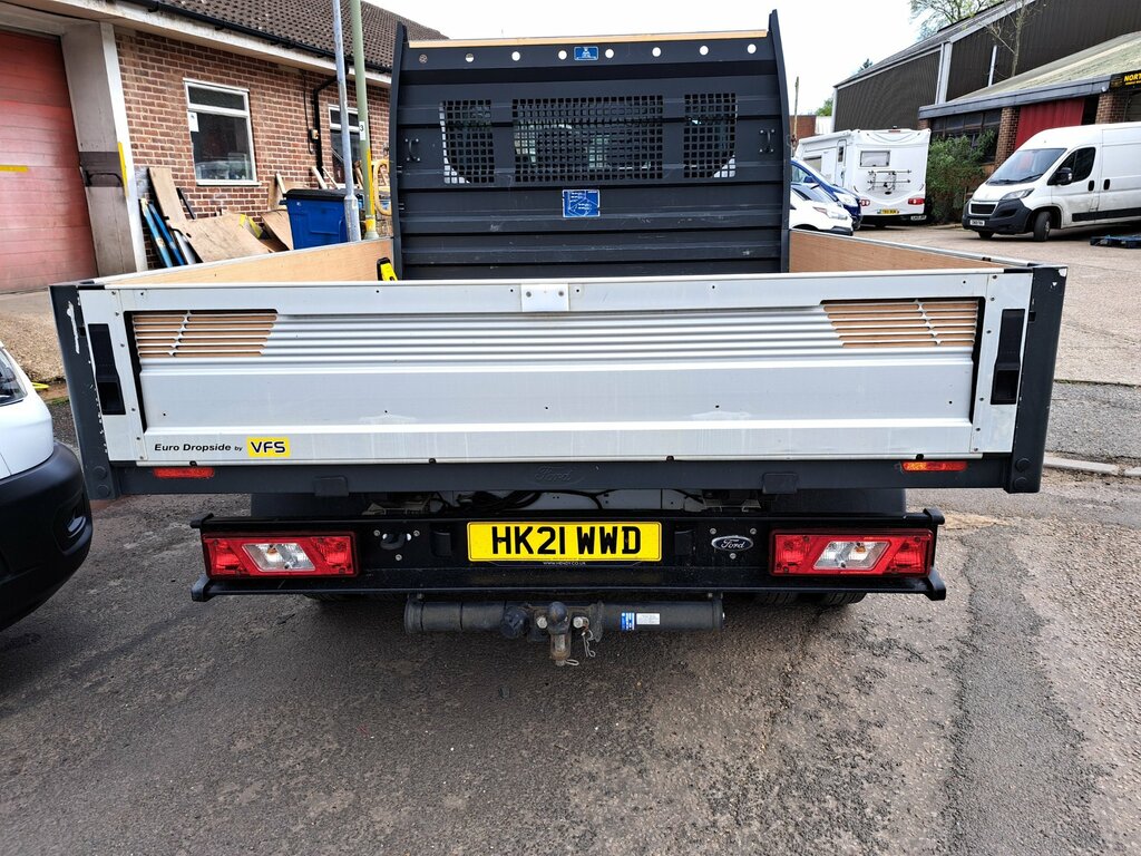Ford Transit Custom 2.0 350 Ecoblue Hdt Leader Chassis Double Cab HK21WWD White #6