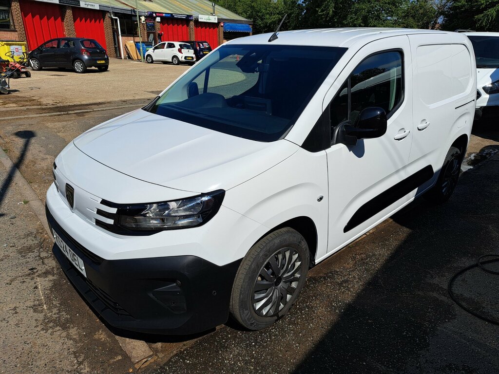 Peugeot Partner 1.5 Bluehdi 100 Asphalt Van, Air Con White