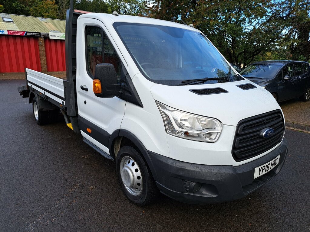 Ford Transit Custom 2.2 Tdci 350 Beaver Tail Drop Side YP16HMC White #2