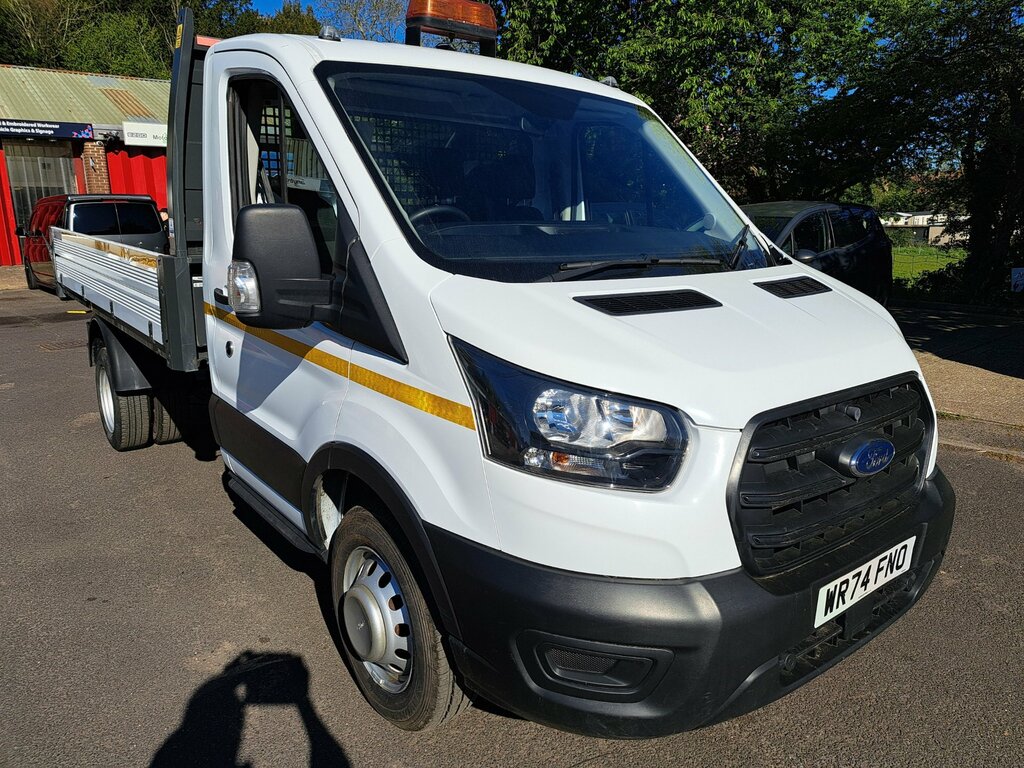 Ford Transit Custom 2.0 350 Ecoblue Hd Leader Tipper WR74FNO White #6