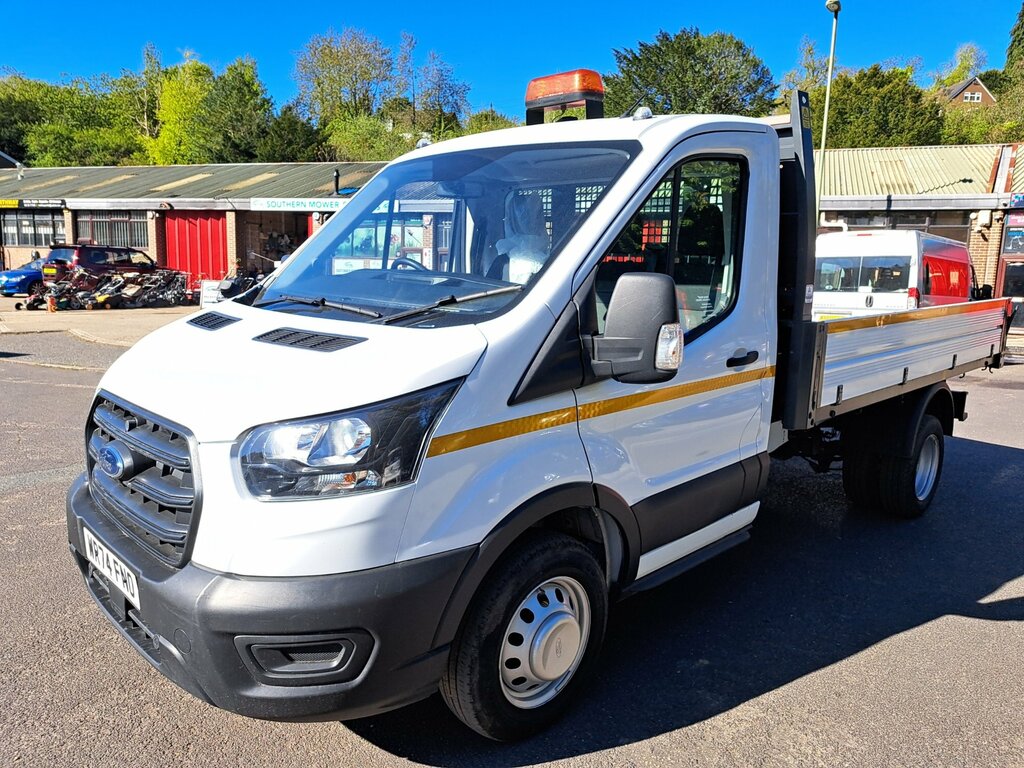 Ford Transit Custom 2.0 350 Ecoblue Hd Leader Tipper WR74FNO White #4