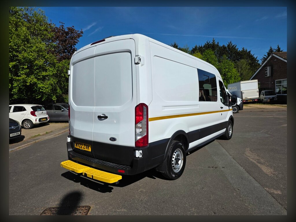 Ford Transit Custom 2.0 350 Ecoblue Leader Mess Welfare Van WV22ZVK White #4