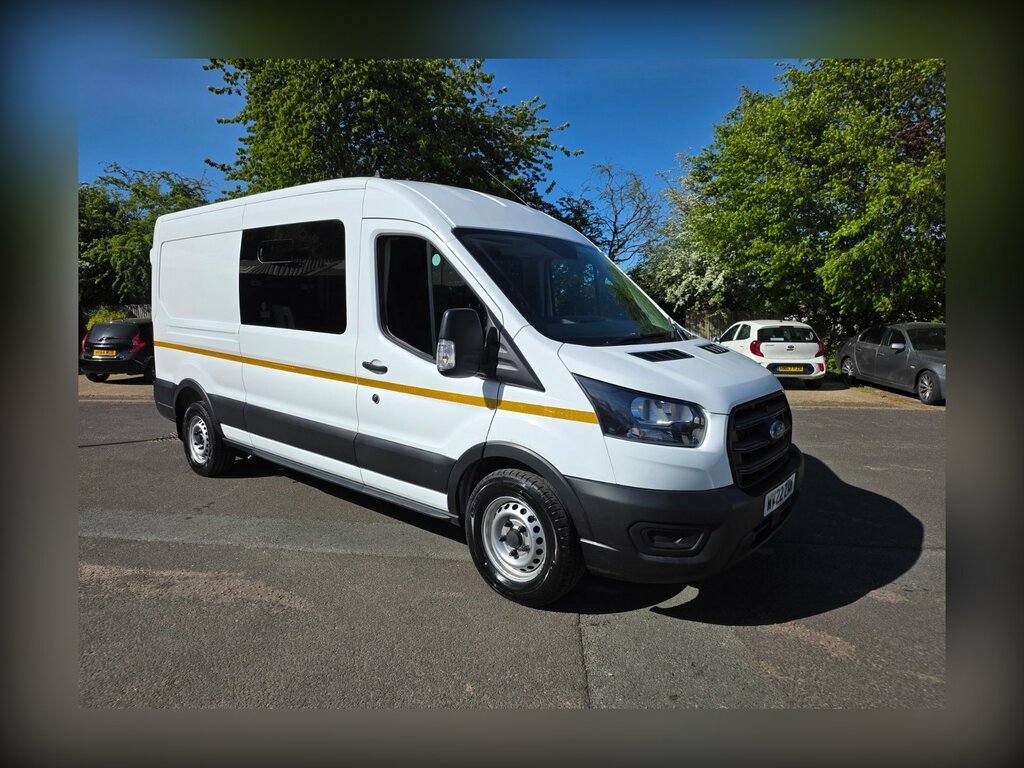 Ford Transit Custom 2.0 350 Ecoblue Leader Mess Welfare Van WV22ZVK White #2