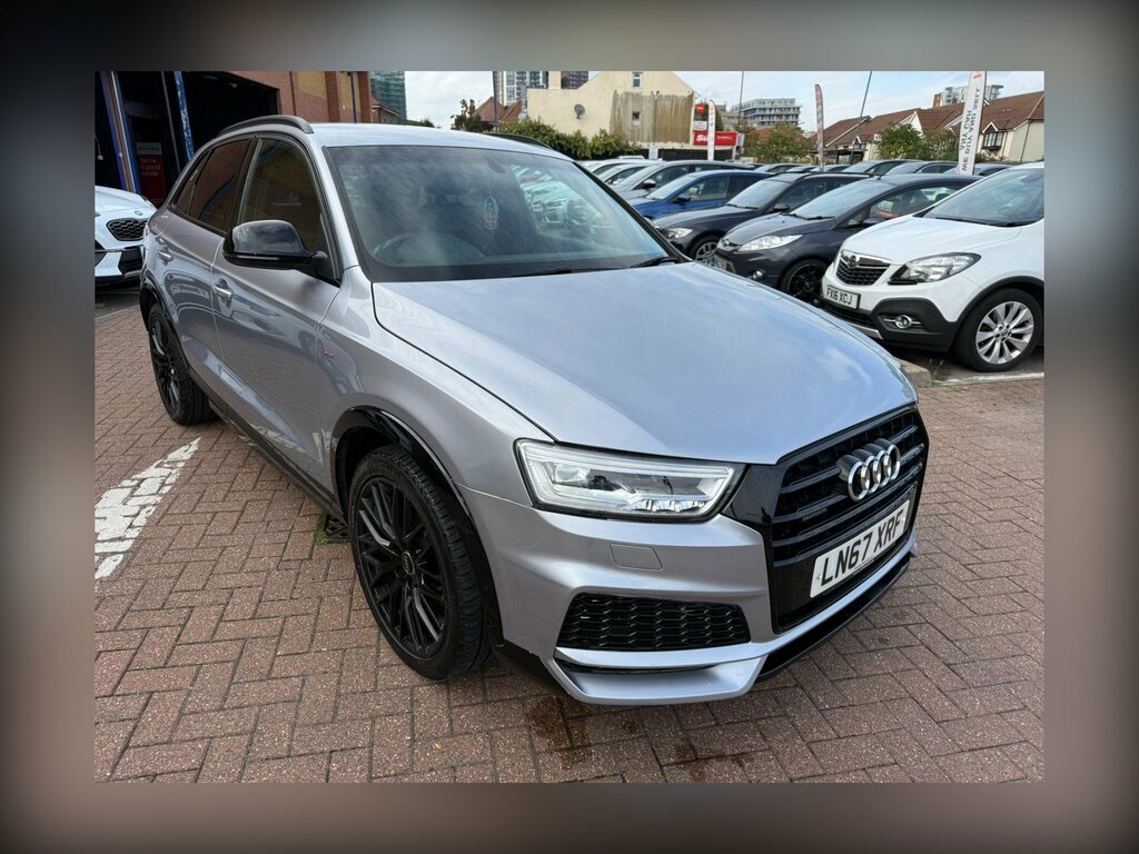 Audi Q3 2.0 Tfsi Black Edition S Tronic Quattro Euro 6 S LN67XRF Silver #6