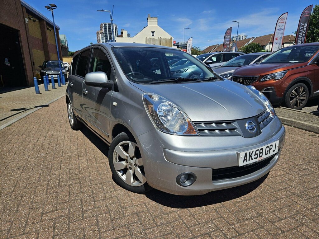 Nissan Note 1.6 16V Tekna Euro 4 Silver #6
