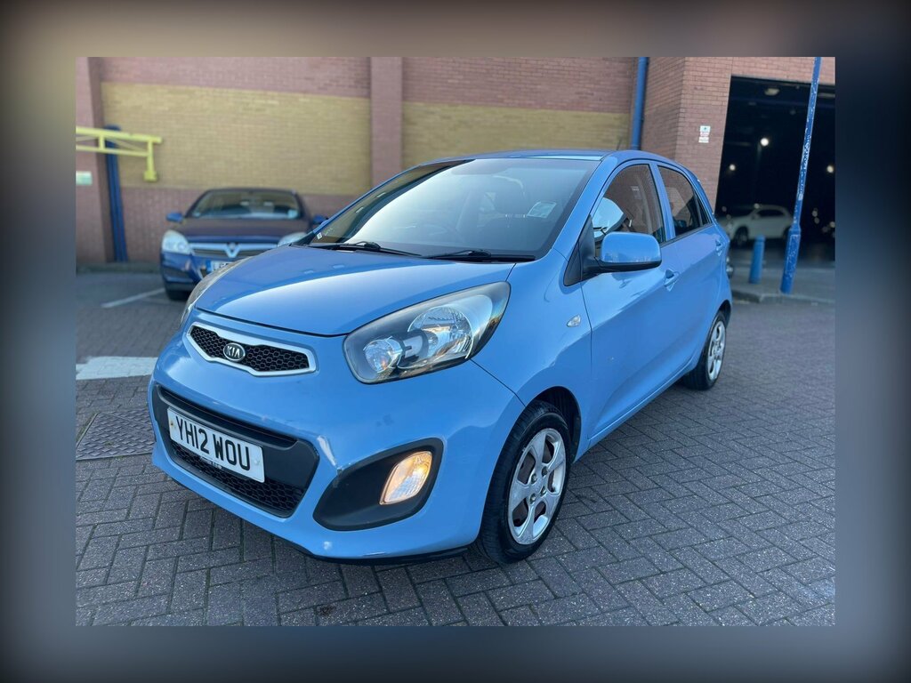Kia Picanto 1.0 1 Hatchback Euro 5 68 Bhp YH12WOU Blue #3