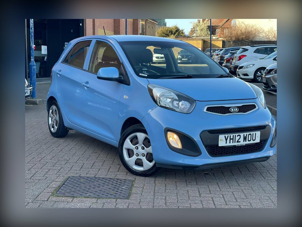 Kia Picanto 1.0 1 Hatchback Euro 5 68 Bhp YH12WOU Blue #5
