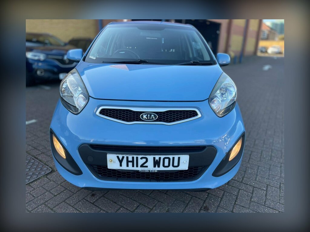 Kia Picanto 1.0 1 Hatchback Euro 5 68 Bhp YH12WOU Blue #2