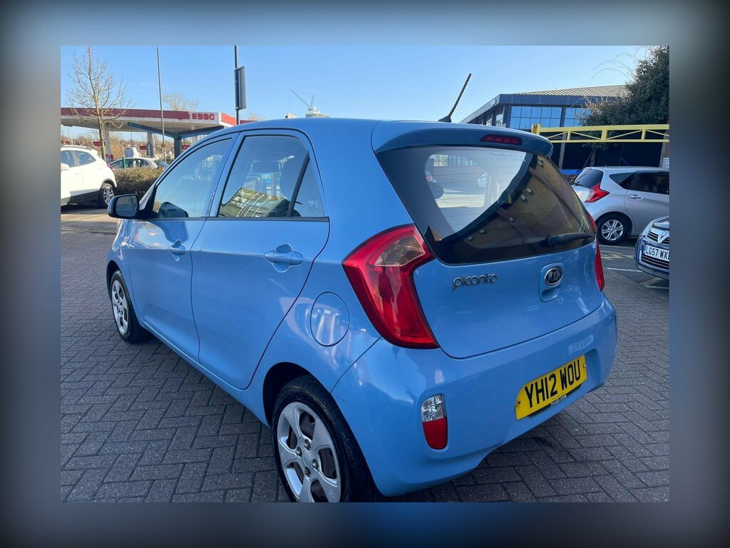Kia Picanto 1.0 1 Hatchback Euro 5 68 Bhp YH12WOU Blue #4