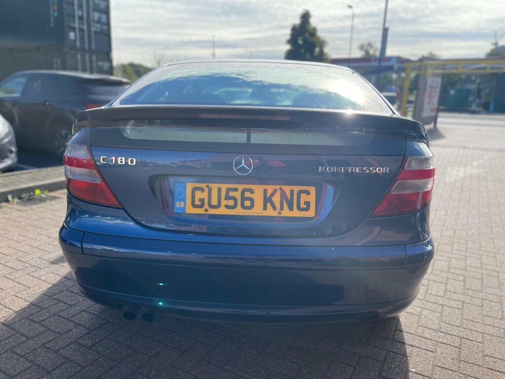 Mercedes-Benz C Class 1.8 C180 Kompressor Se Coupe GU56KNG Blue #6