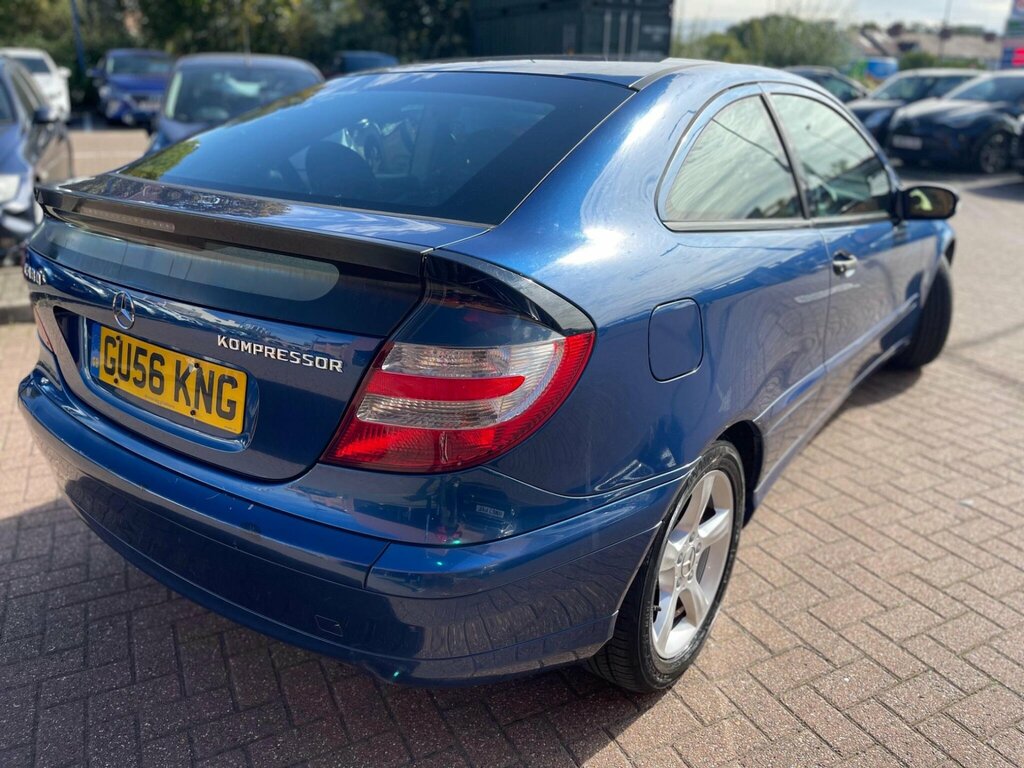 Mercedes-Benz C Class 1.8 C180 Kompressor Se Coupe GU56KNG Blue #4