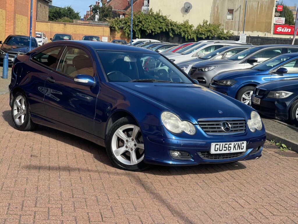 Mercedes-Benz C Class 1.8 C180 Kompressor Se Coupe Blue