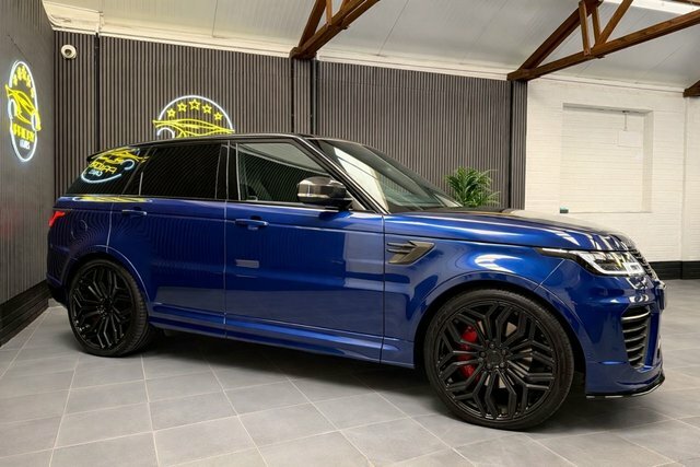 Land Rover Range Rover Sport 5.0 P575 V8 Svr Suv 4Wd Euro 6 S BP19PJY Blue #2