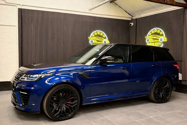 Land Rover Range Rover Sport 5.0 P575 V8 Svr Suv 4Wd Euro 6 S BP19PJY Blue #3