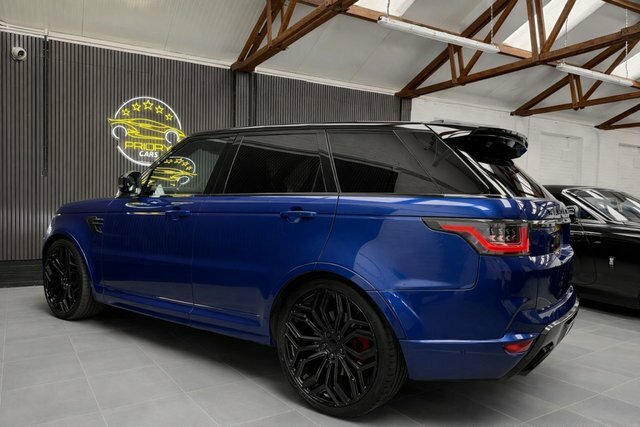 Land Rover Range Rover Sport 5.0 P575 V8 Svr Suv 4Wd Euro 6 S BP19PJY Blue #6