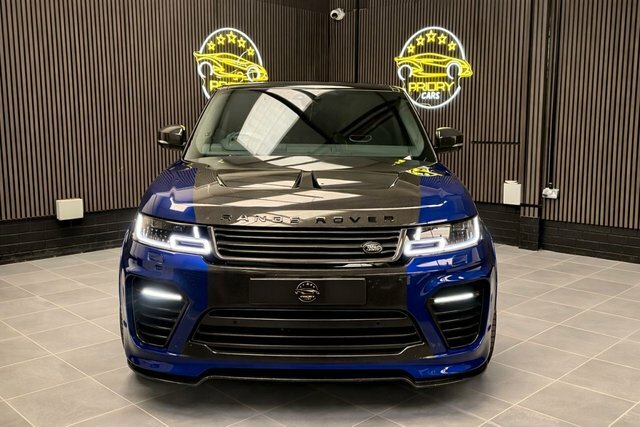 Land Rover Range Rover Sport 5.0 P575 V8 Svr Suv 4Wd Euro 6 S BP19PJY Blue #4