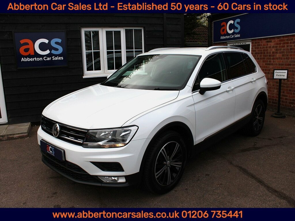 Volkswagen Tiguan Tdi Bluemotion Tech Se Navigation White