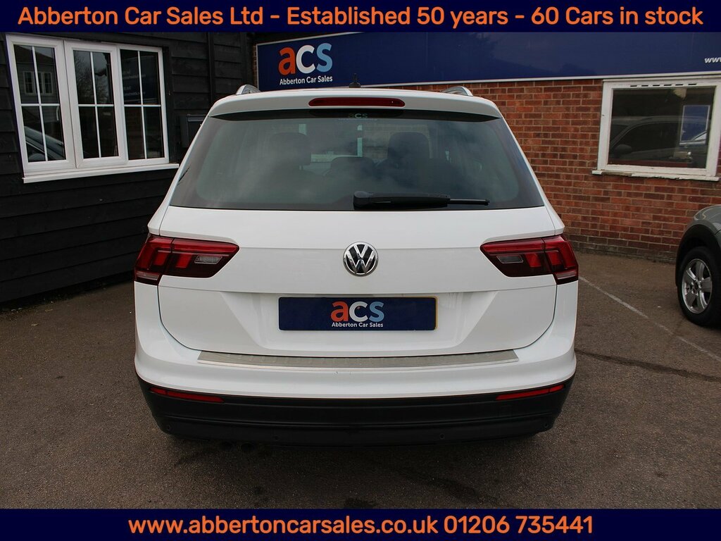 Volkswagen Tiguan Tdi Bluemotion Tech Se Navigation MJ66KZT White #5