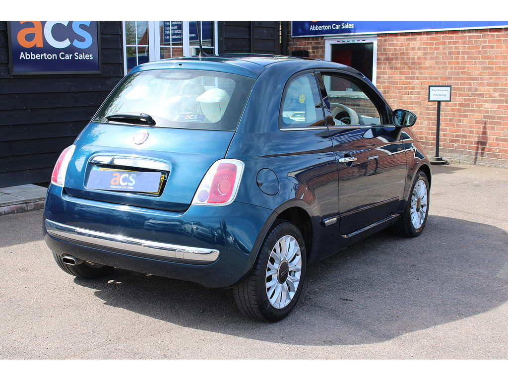 Fiat 500 Twinair Lounge AU64OPH Blue #4