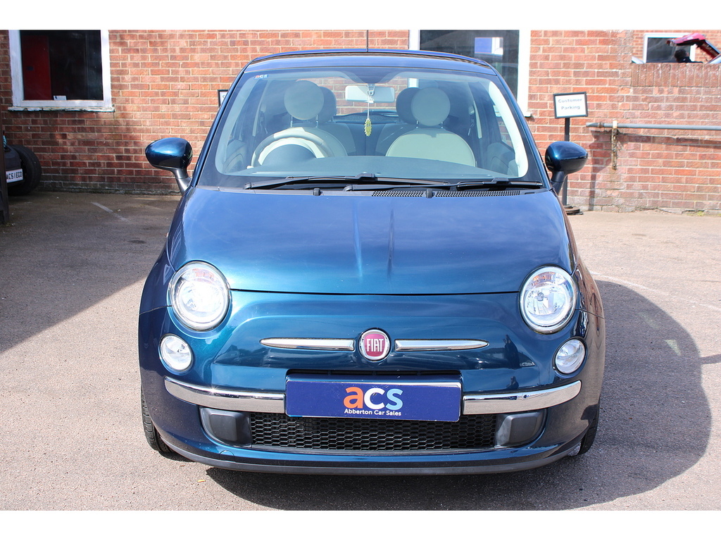 Fiat 500 Twinair Lounge AU64OPH Blue #2