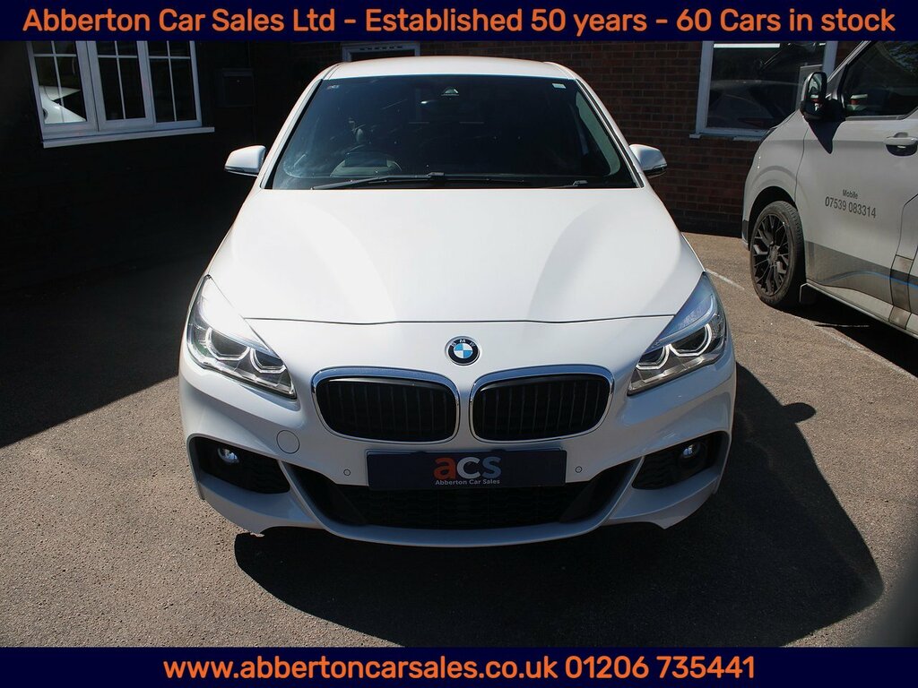BMW 2 Series Active Tourer 220D M Sport YL67YVX White #2
