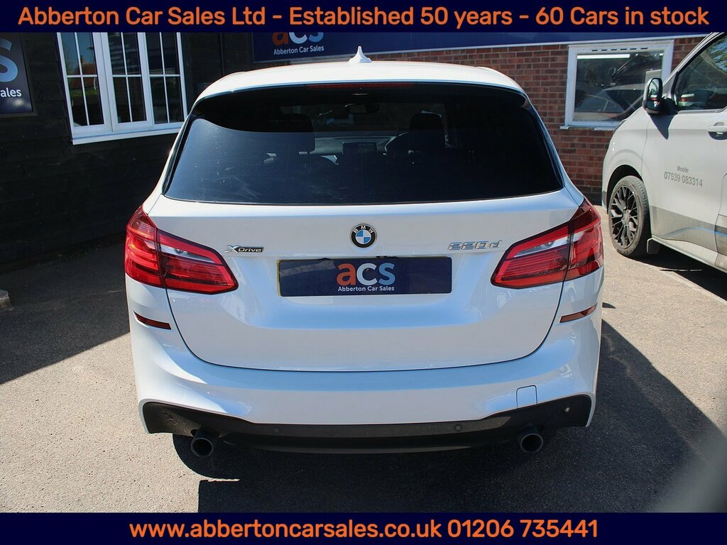 BMW 2 Series Active Tourer 220D M Sport YL67YVX White #5