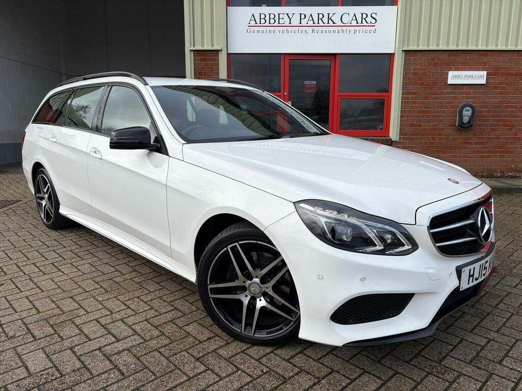 Mercedes-Benz E Class Estate 2.1 E220 Bluetec Amg Night Edition G-tronic White