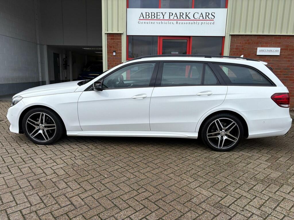 Mercedes-Benz E Class Estate 2.1 E220 Bluetec Amg Night Edition G-tronic HJ15KKB White #6