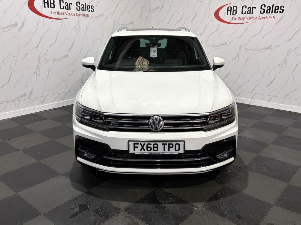 Volkswagen Tiguan 2.0 Tdi R-line Dsg Euro 6 Ss FX68TPO White #2