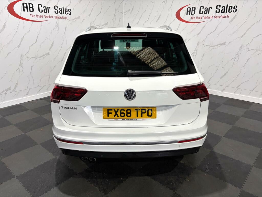 Volkswagen Tiguan 2.0 Tdi R-line Dsg Euro 6 Ss FX68TPO White #3