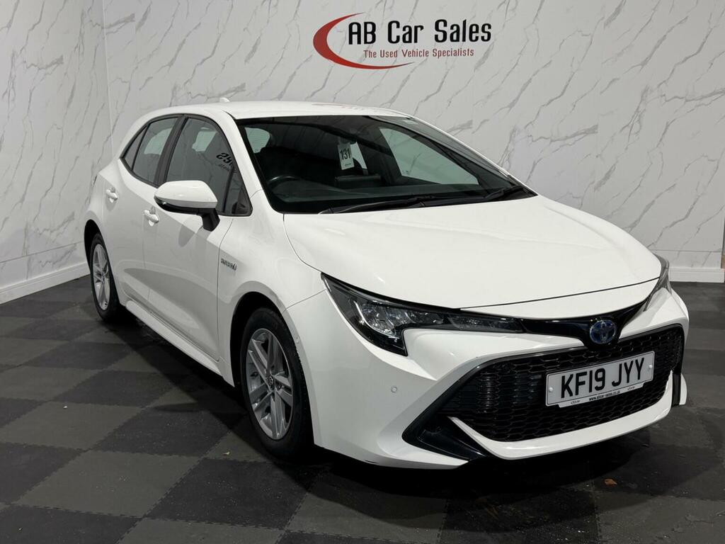 Toyota Corolla 1.8 Vvt-h Icon Tech Cvt Euro 6 Ss KF19JYY White #4